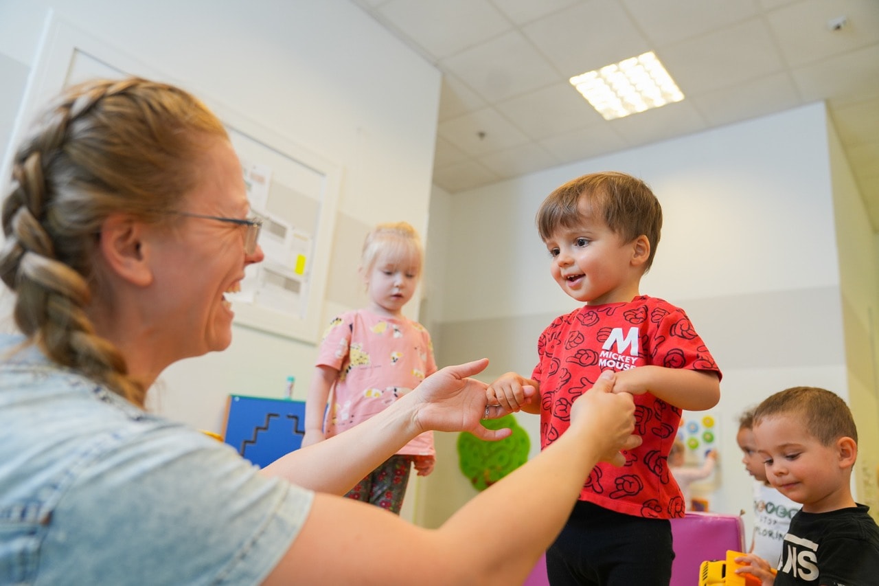 przedszkole adaptacja pomarańczowa ciuchcia